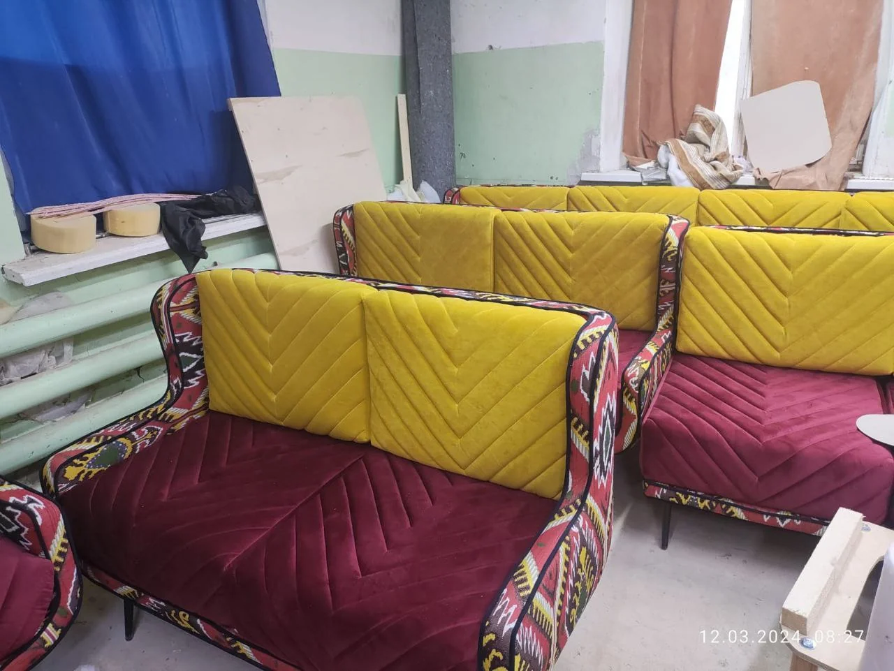 Диван для чайханы 120