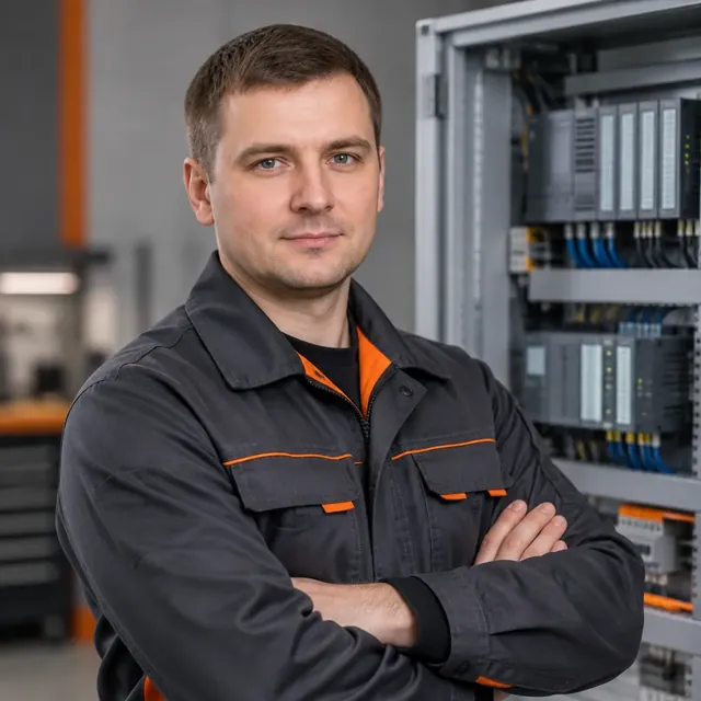 портрет инженера по автоматизации крановых систем Ролтэк в СПб