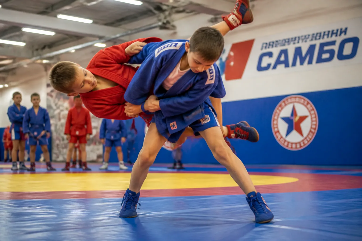 Занятия самбо для школьников 8–12 лет