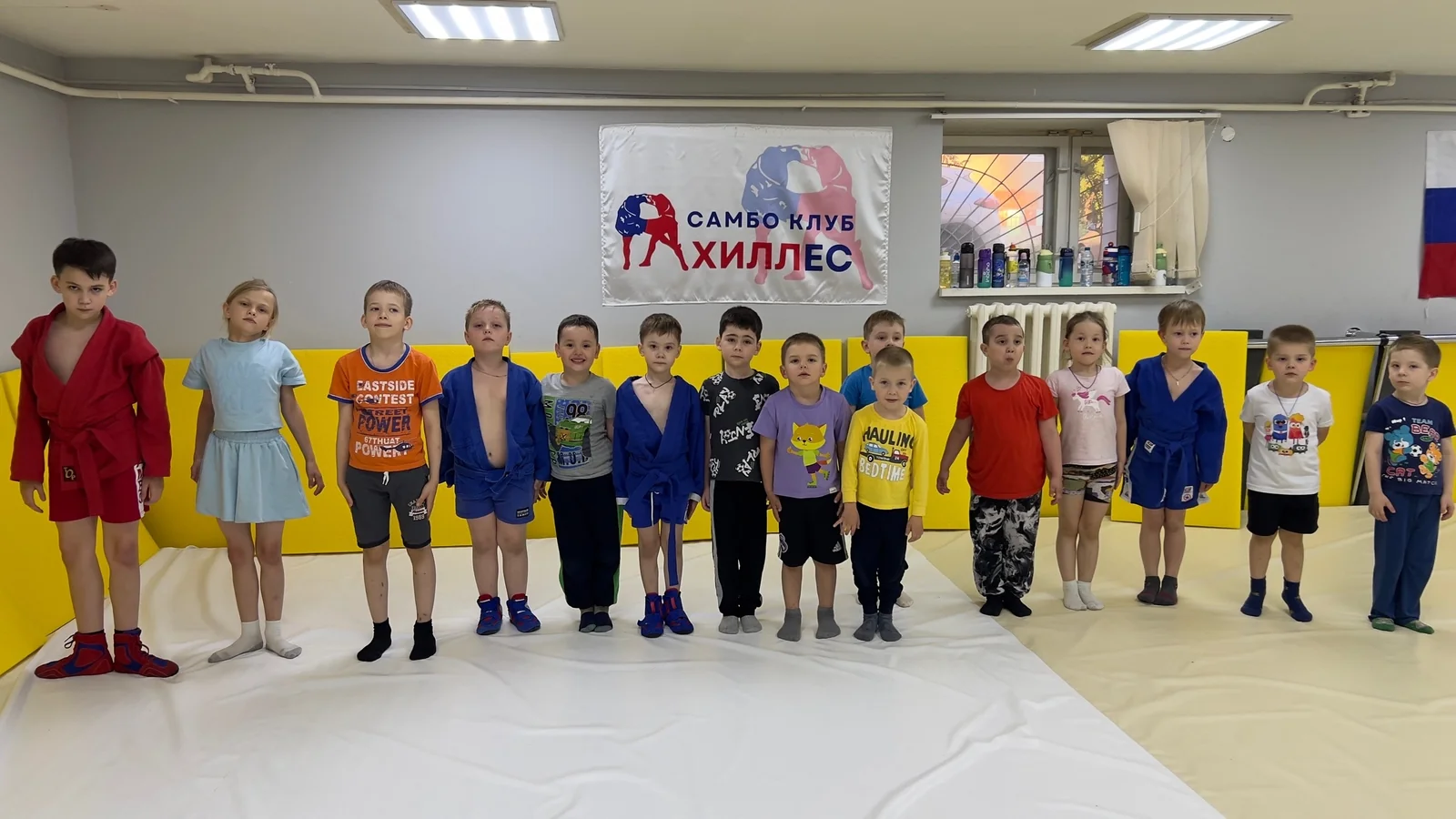 Тренировка в клубе Ахиллес