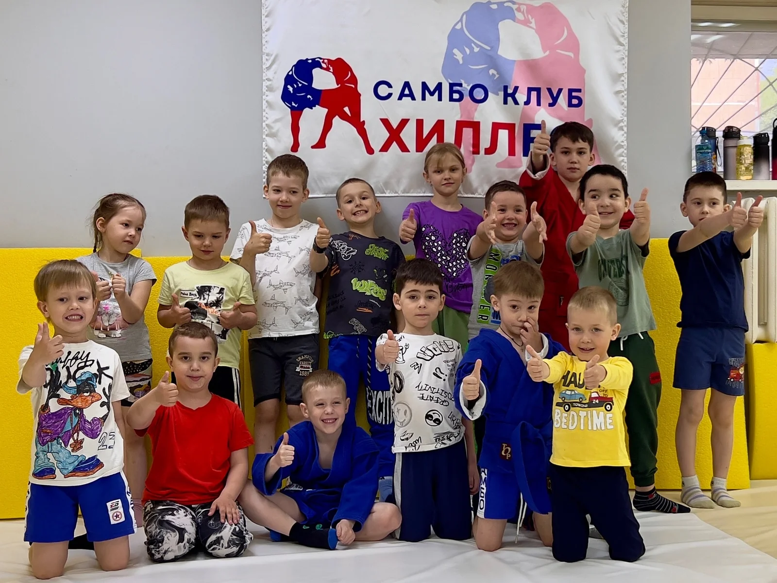 Тренировка в клубе Ахиллес