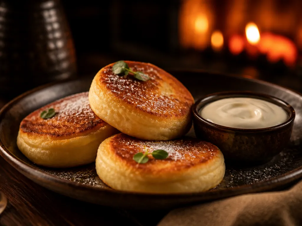 Сырники с соусом
