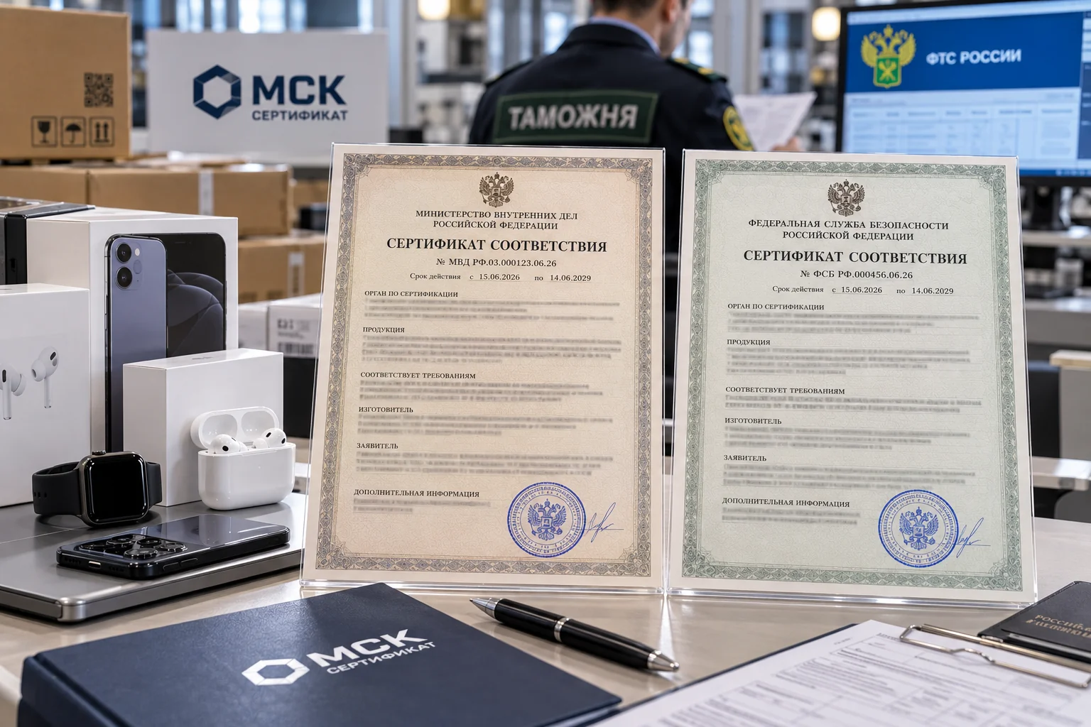 Сертификат транспортной безопасности на оборудование систем видеонаблюдения и контроля доступа