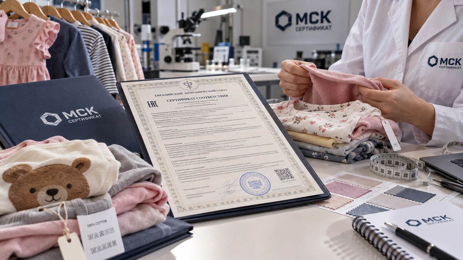 Лабораторные испытания детской одежды по техническому регламенту