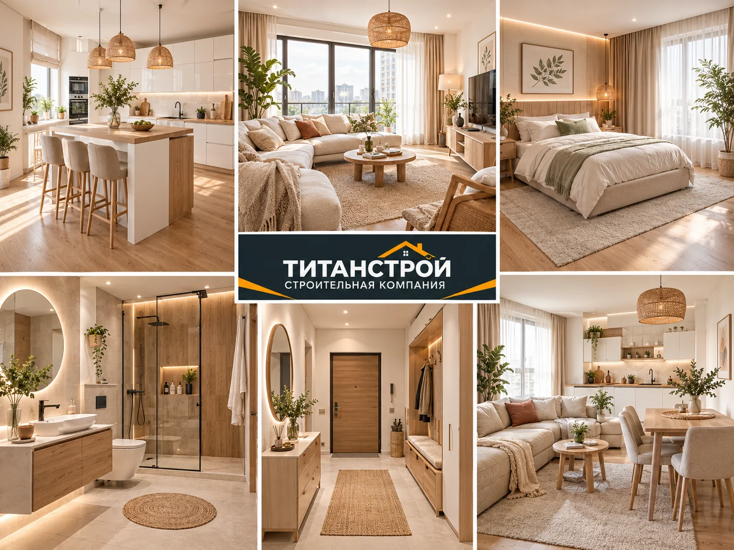 Интерьер двухуровневой квартиры после отделки