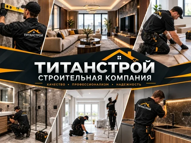 Качественная отделка объекта компании Титанстрой