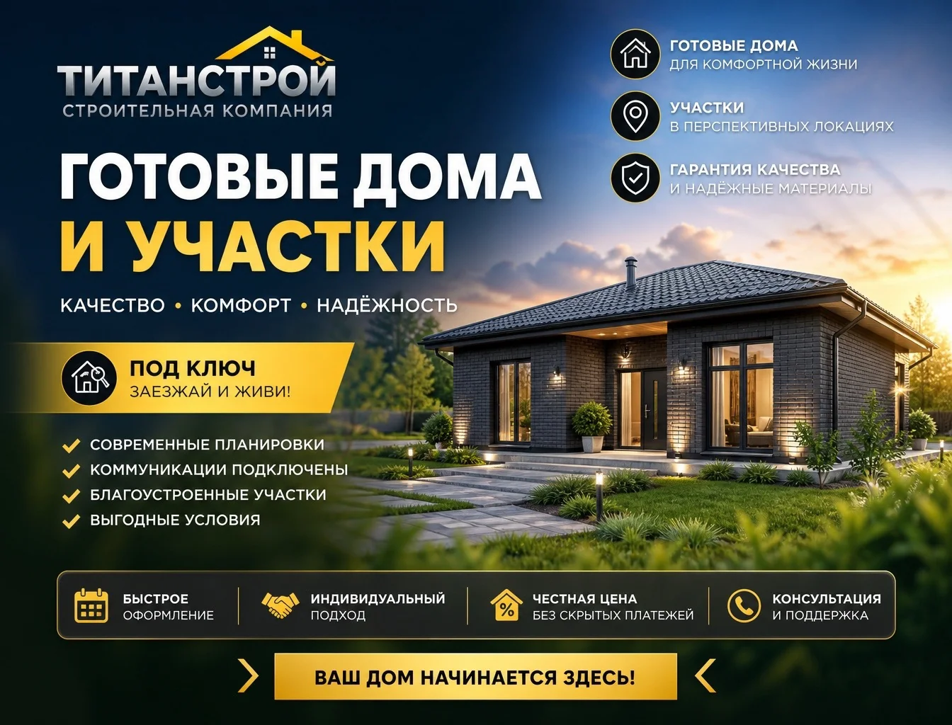 Помогаем с ипотекой и новосельем — Титанстрой