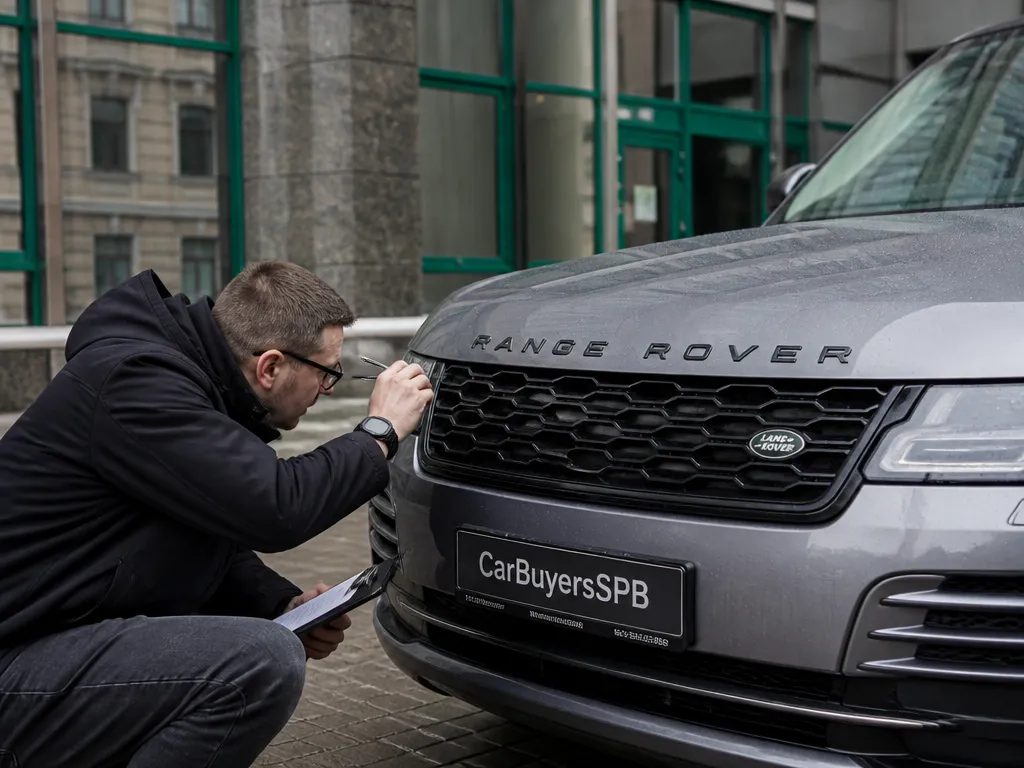 Осмотр и оценка Range Rover в Санкт-Петербурге