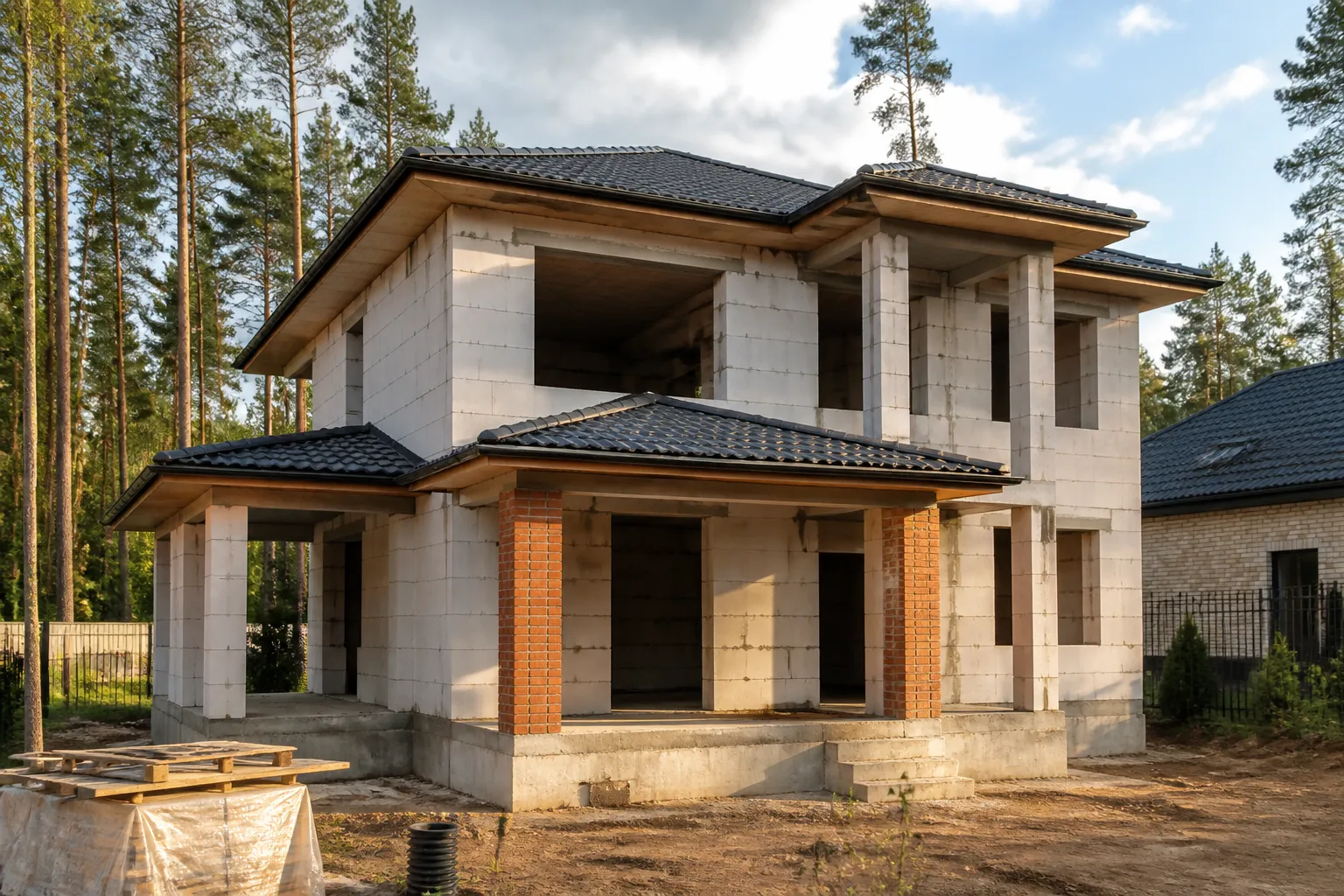 Коробка дома 120 м² в Раменском