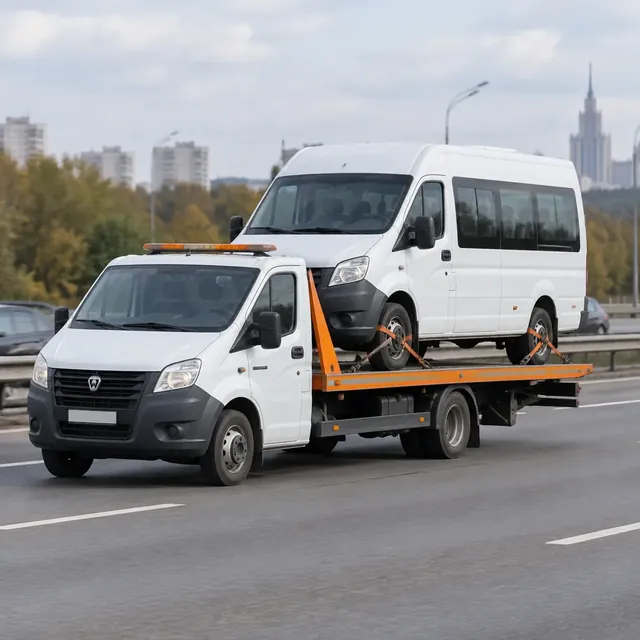 Эвакуация микроавтобусов