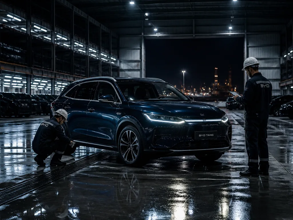 Проверка и подготовка автомобиля к доставке из Китая