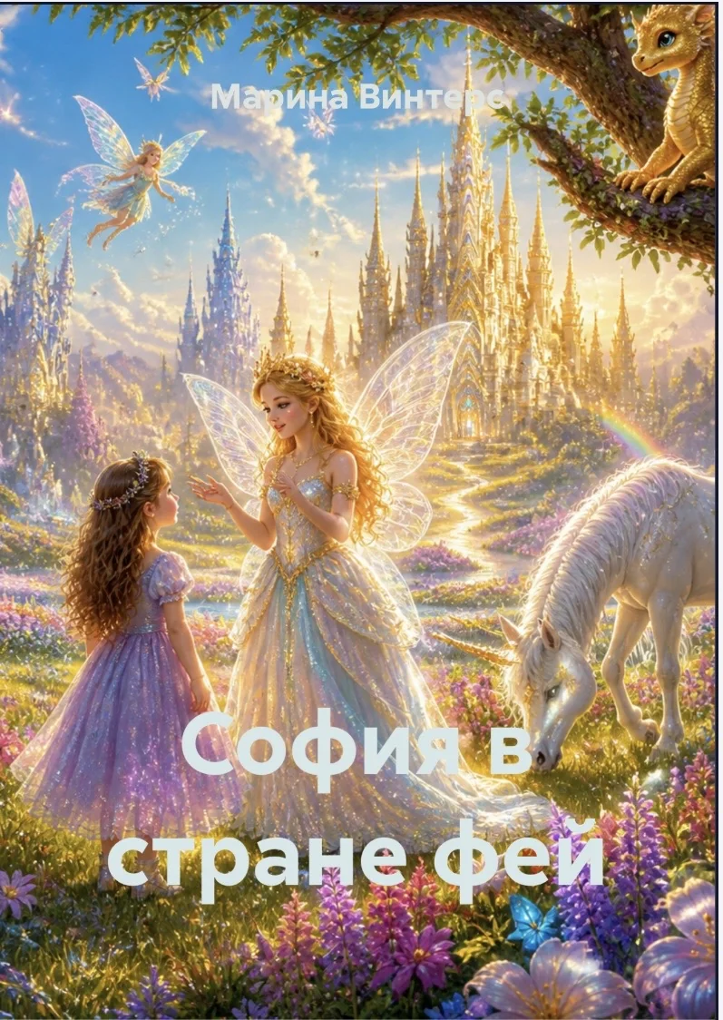 Обложка сказки о Софии и стране фей