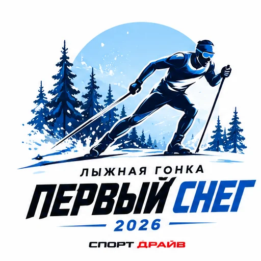 Логотип гонки «Первый снег»