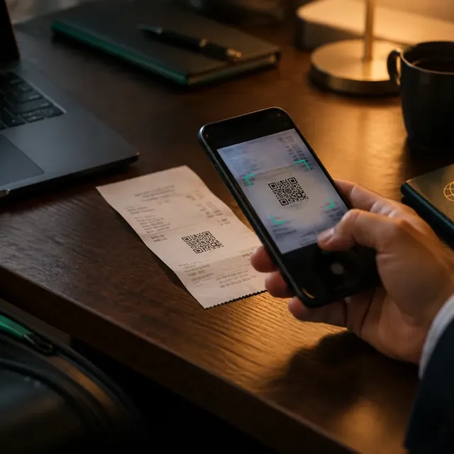 Проверка QR-кода чека в приложении ФНС