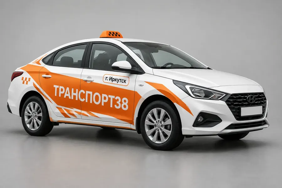Реклама на такси и курьерских авто