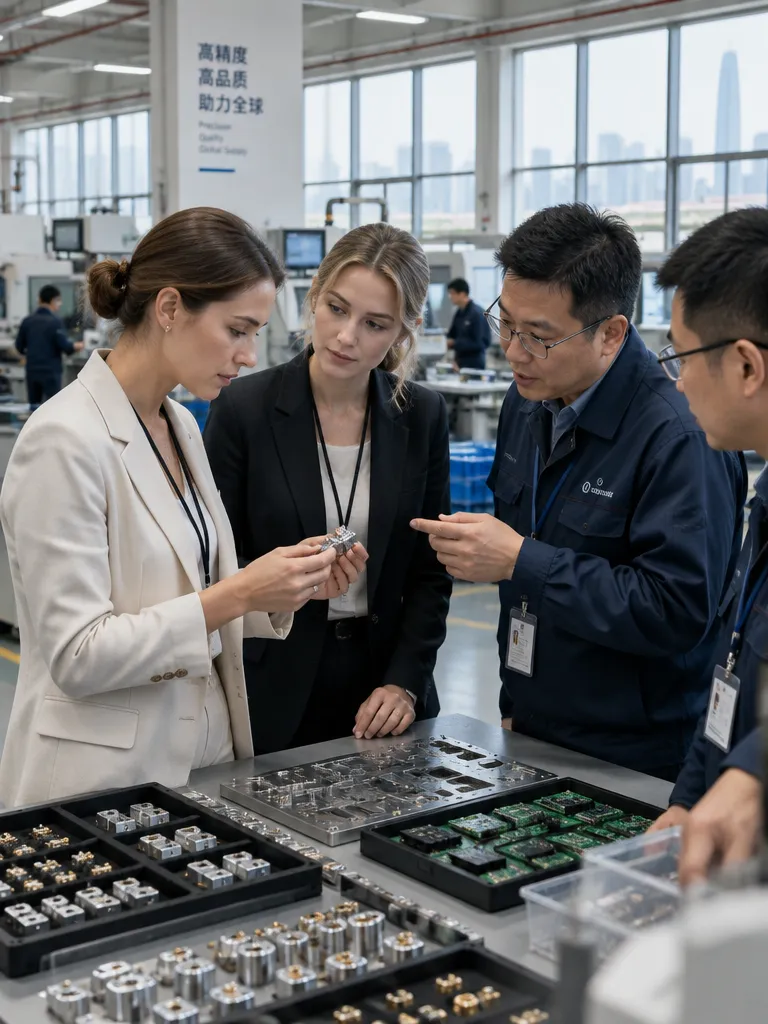Основатели China Business Link Ольга и Анна на переговорах с руководством производственного предприятия в Шэньчжэне
