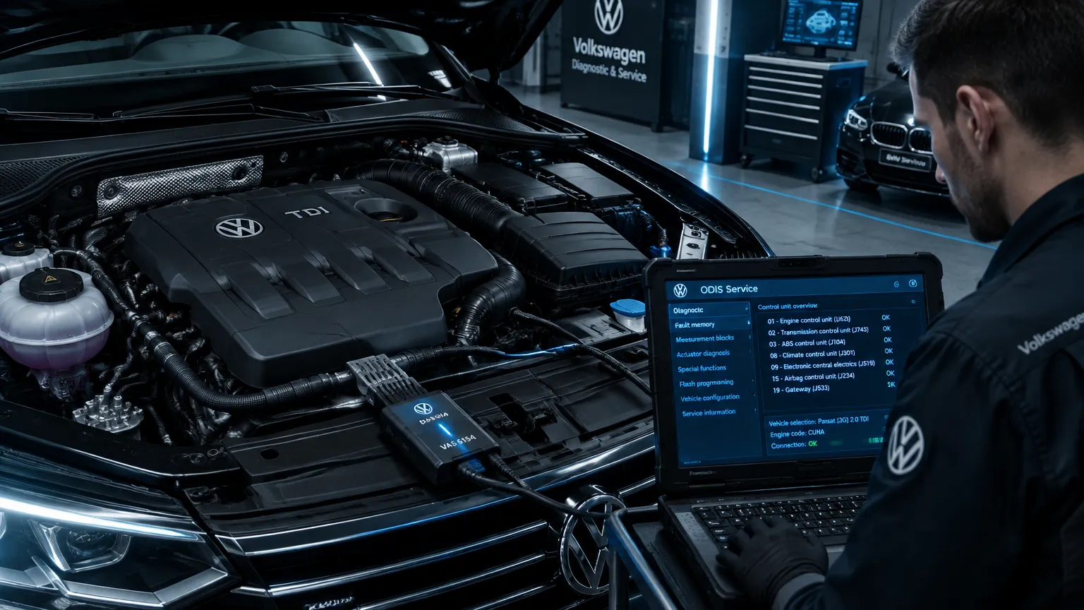 Калибровка Stage 1 двигателя Volkswagen Passat B8 2.0 TDI