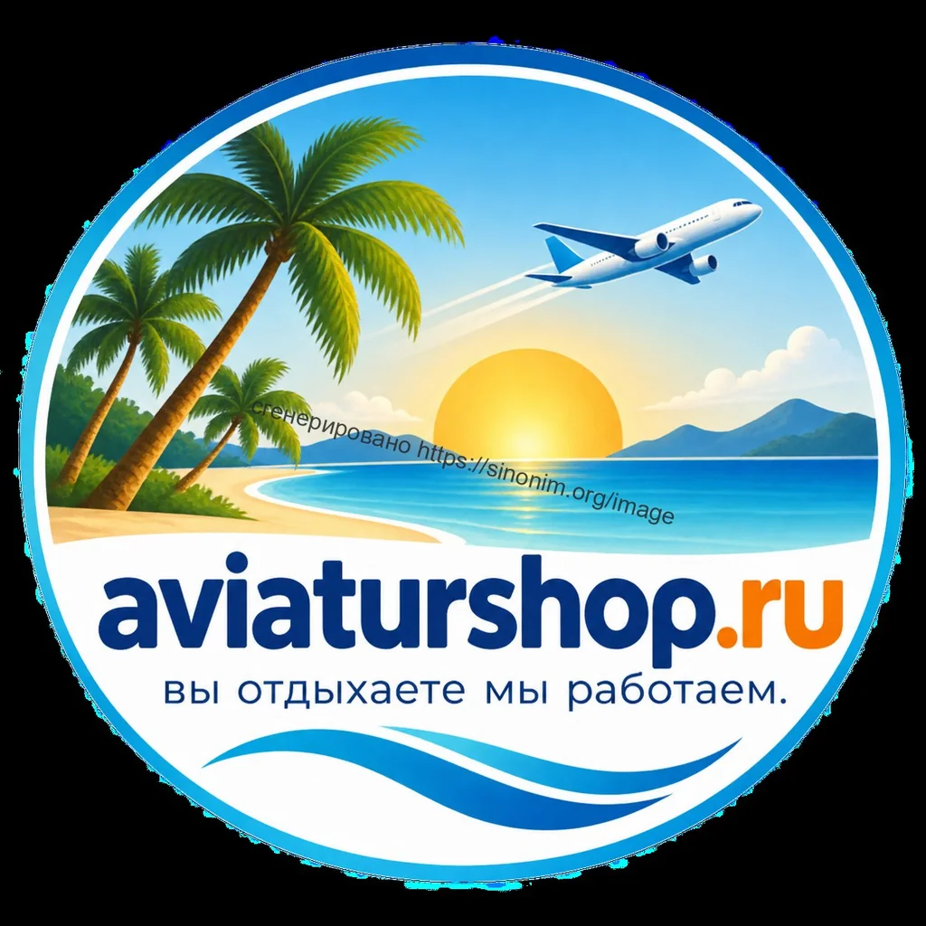 Логотип aviaturshop.ru туристическое агенства