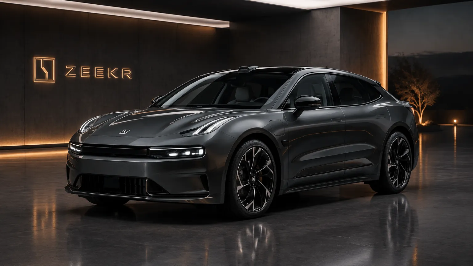 Доставленный и русифицированный Zeekr 001 в Казани