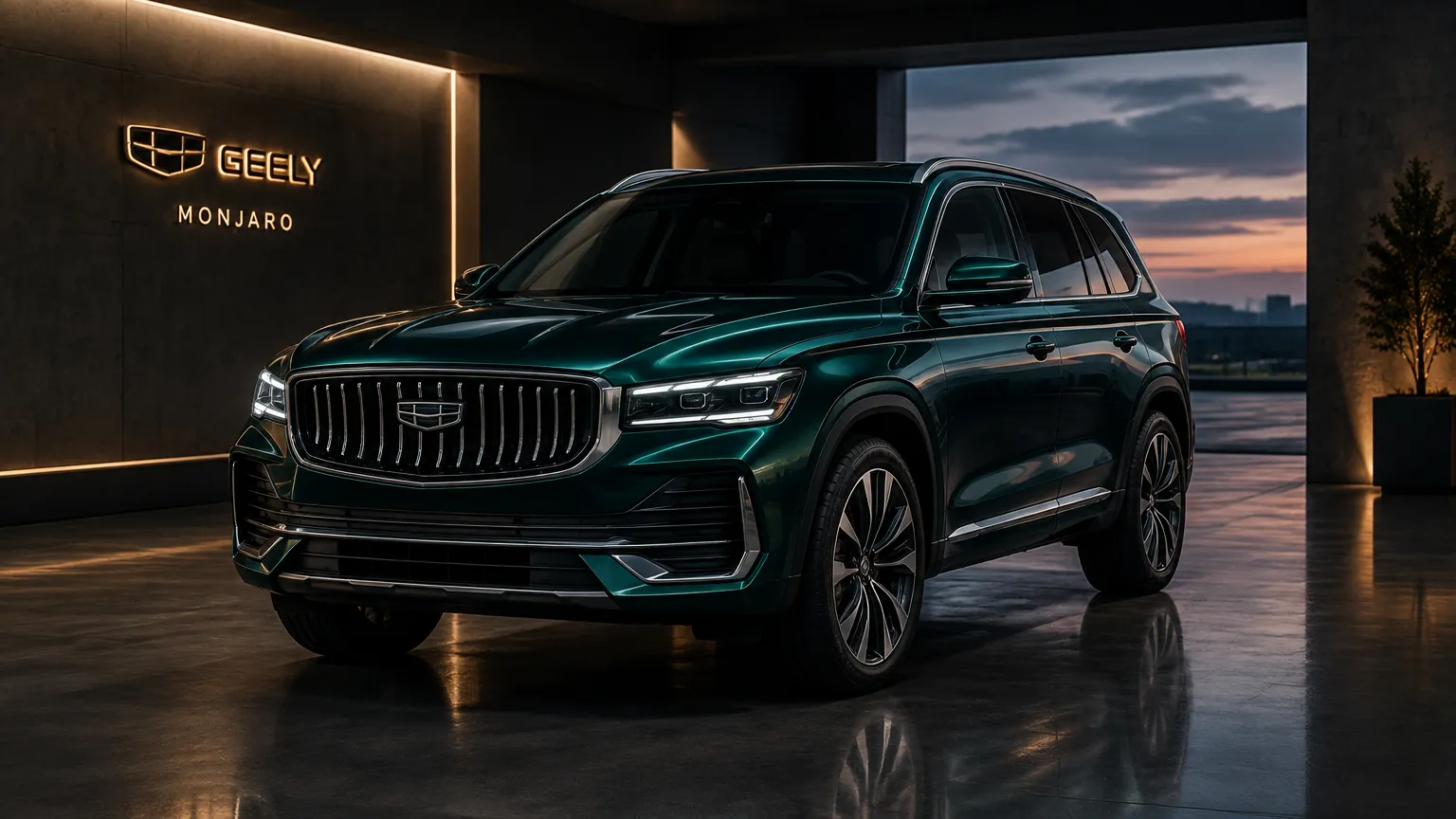 Выданный автомобиль Geely Monjaro клиенту в Москве