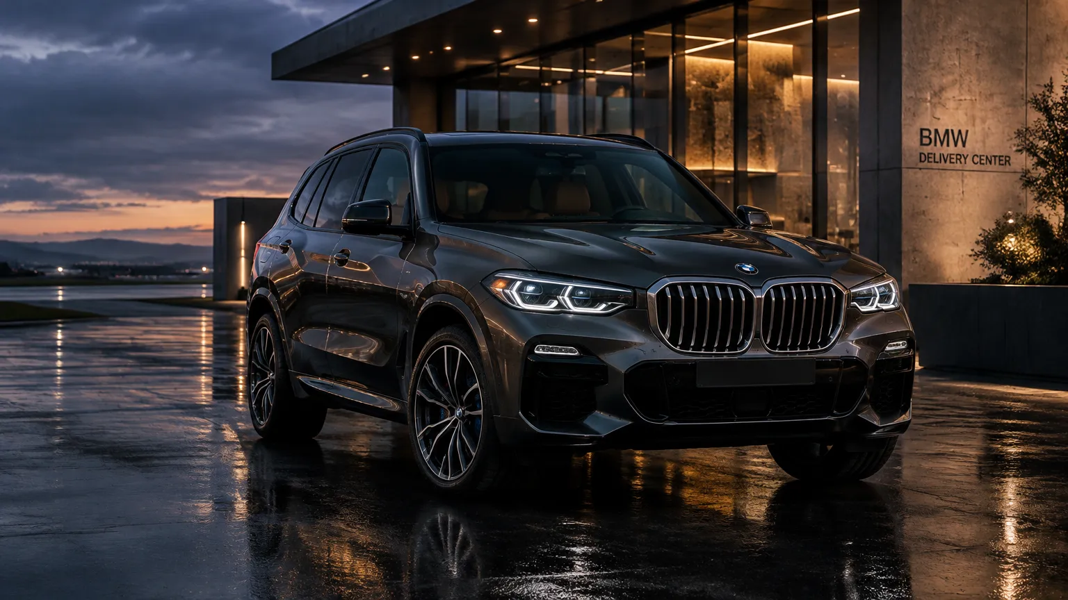 Доставленный из Германии BMW X5 для клиента в Санкт-Петербурге