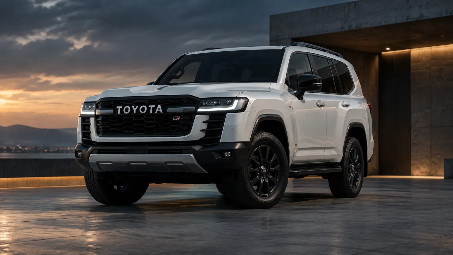 Toyota Land Cruiser 300 GR Sport, доставленный автовозом в Екатеринбург