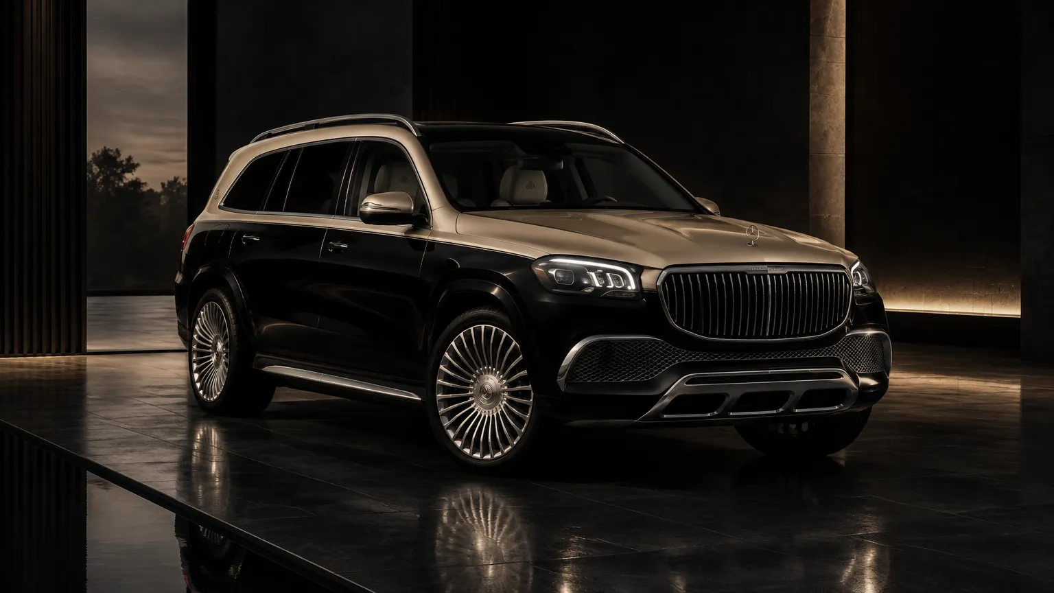 Mercedes-Maybach GLS 600 в двухцветном кузове, доставленный из ОАЭ