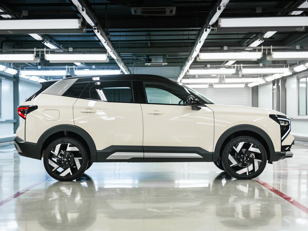 Светодиодная задняя оптика LADA Azimut в сумерках