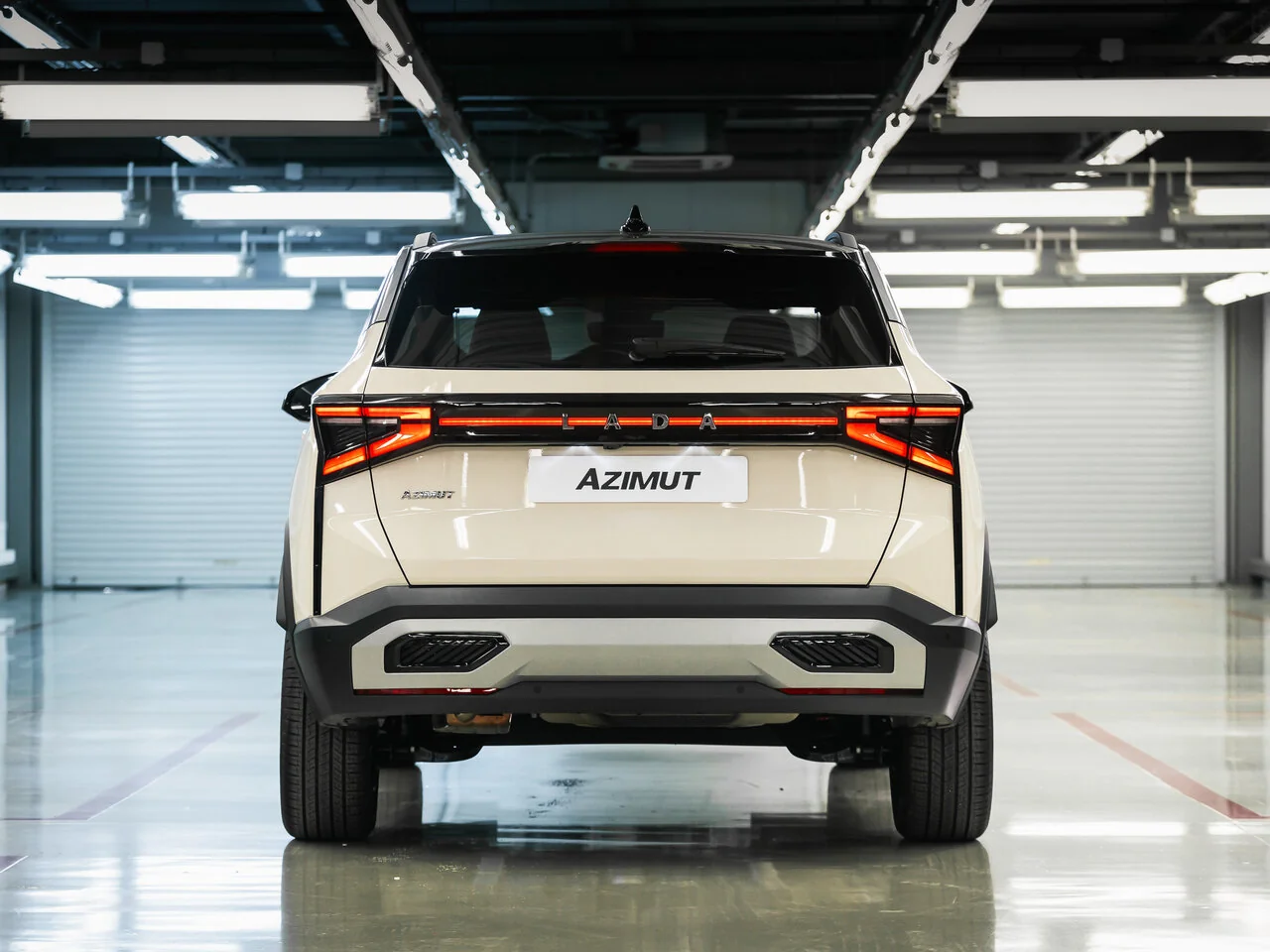 Задний ряд сидений и пространство для ног LADA Azimut