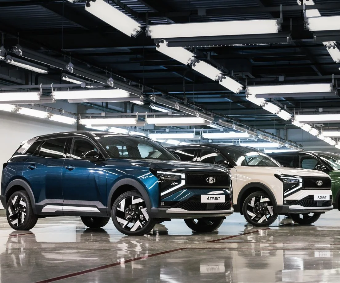 LADA Azimut на тестовой трассе во время теста автомобильных журналистов
