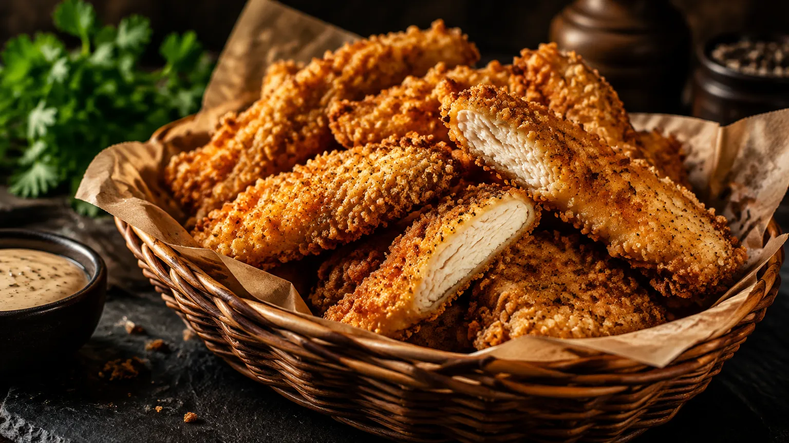 Баскет стрипсов из филе