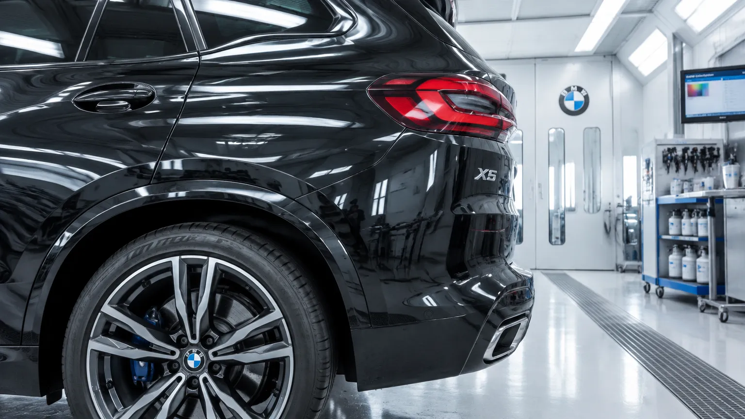 Восстановление задней арки кроссовера BMW X5