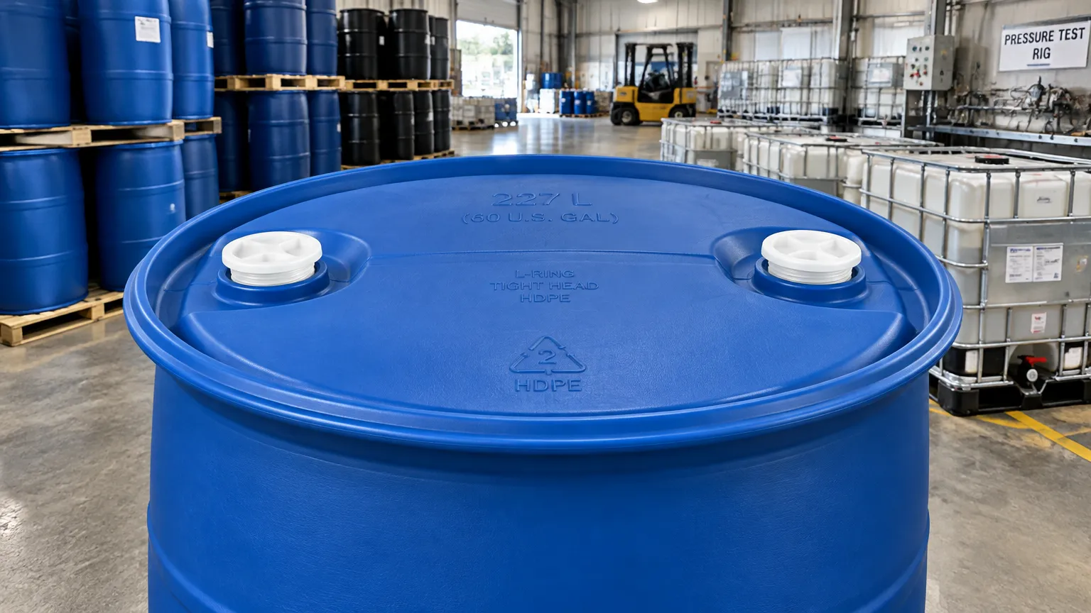 Пластиковая бочка 227 л L-Ring