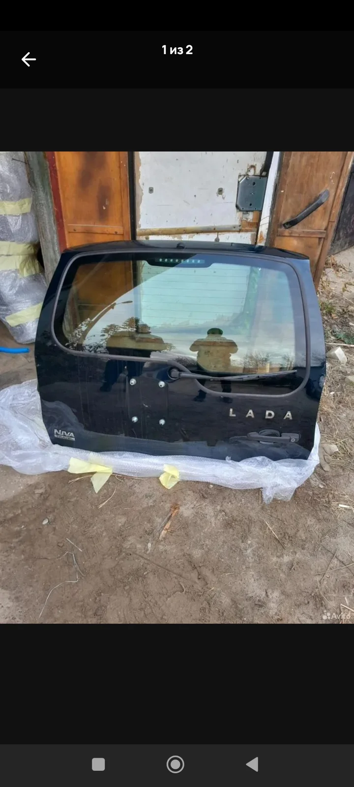 Крышка багажника без фонарей в сборе со стеклом Lada Niva Travel Несси 2