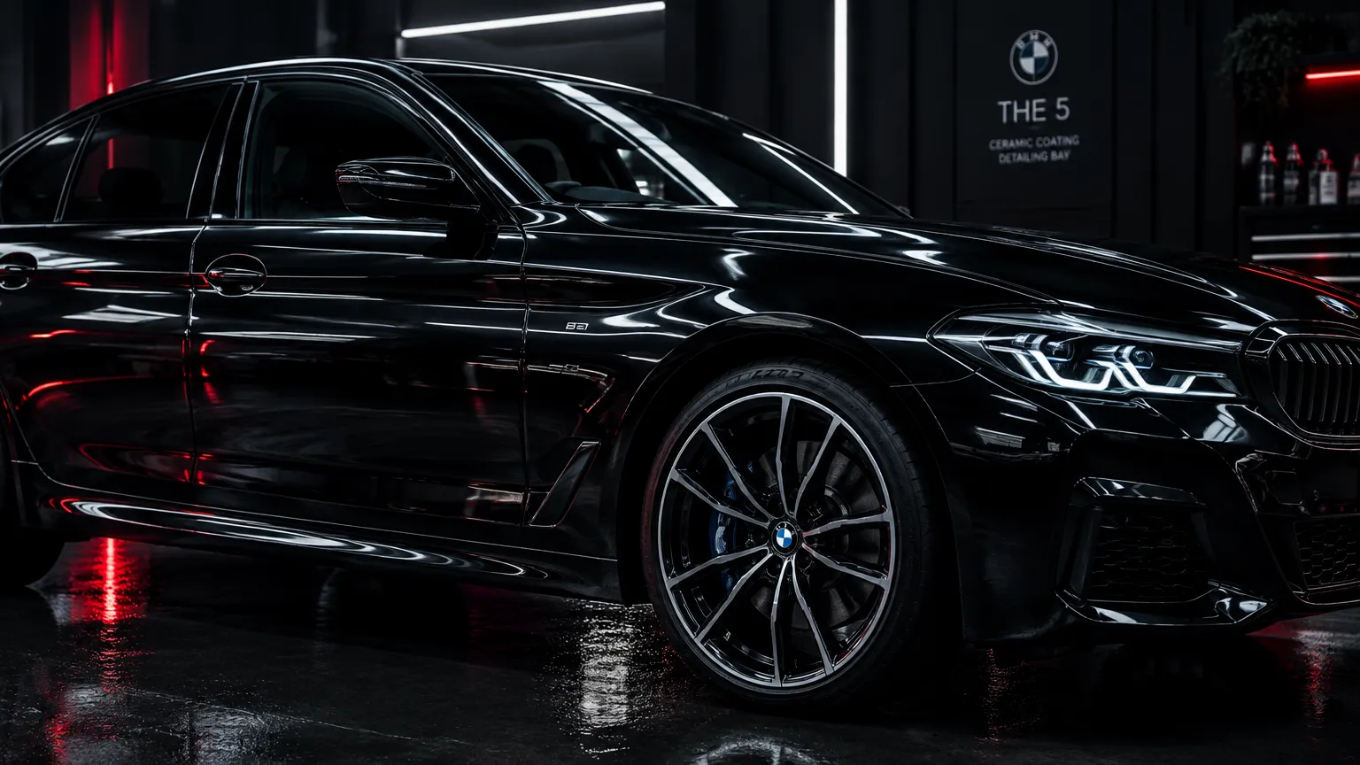 Восстановительная полировка и нанесение керамики на кузов BMW 5 Series