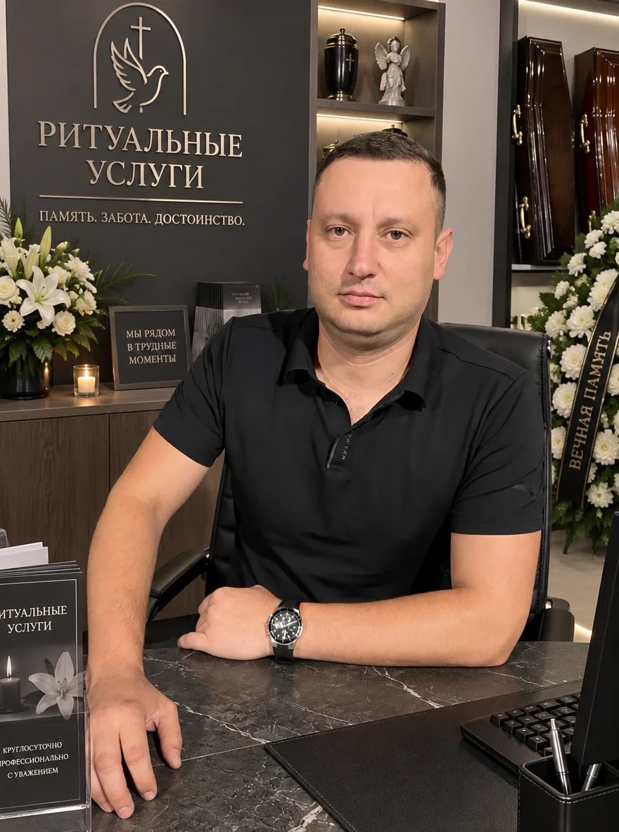 Дежурный специалист службы Светлая память готов к выезду