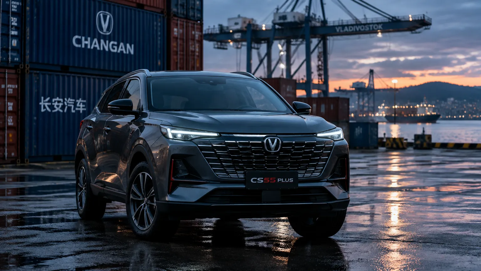 Changan CS55 Plus 1.5T 2023 года на терминале