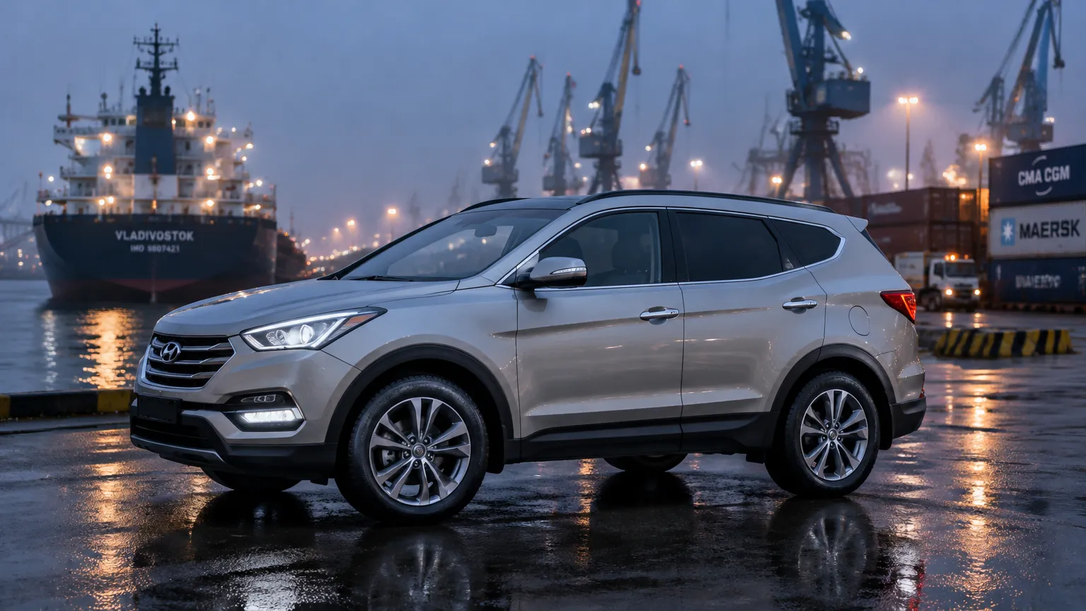 Hyundai Santa Fe 2.2 CRDi 4WD из Южной Кореи