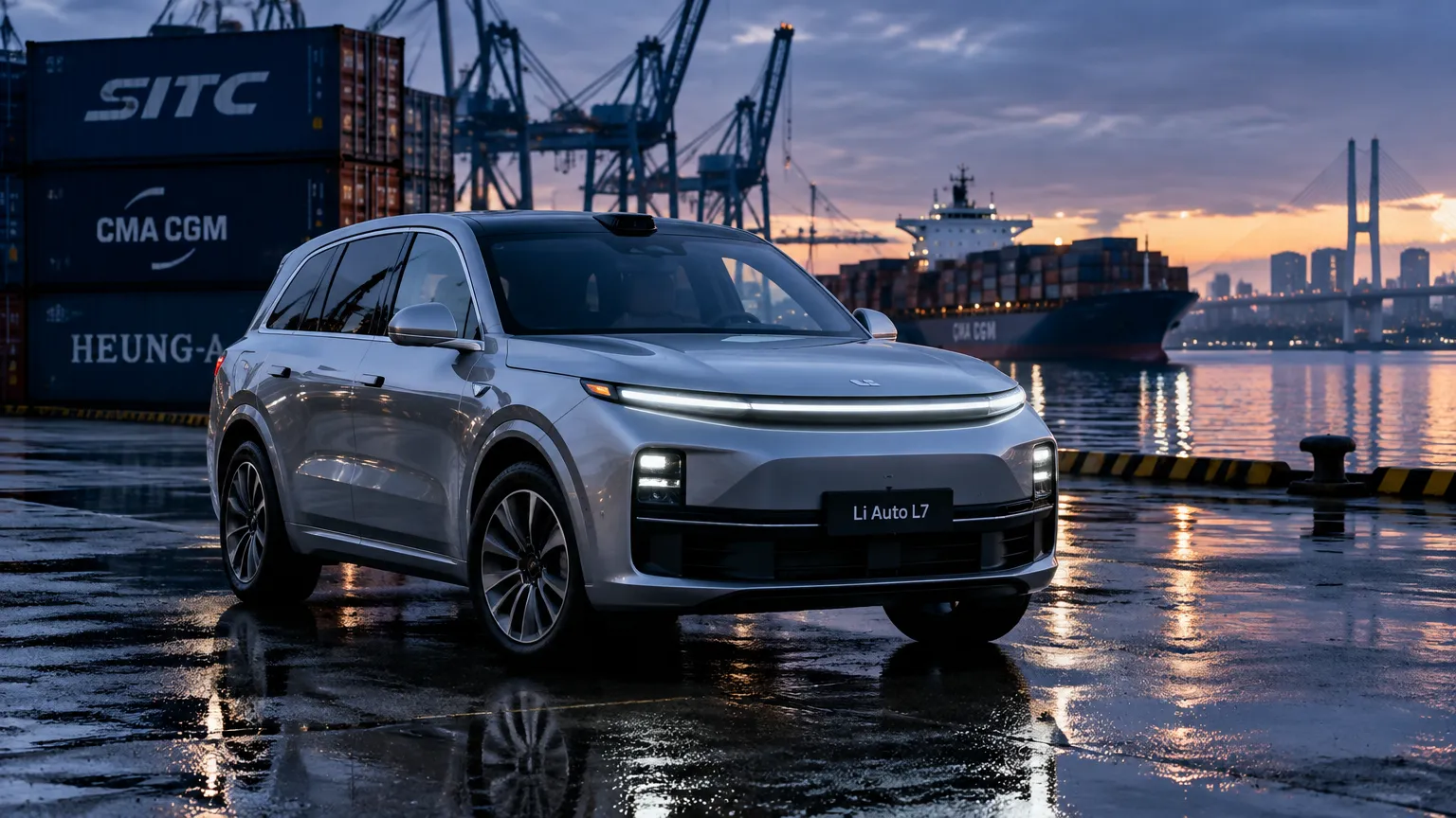 Гибридный кроссовер Li Auto L7 Pro на терминале