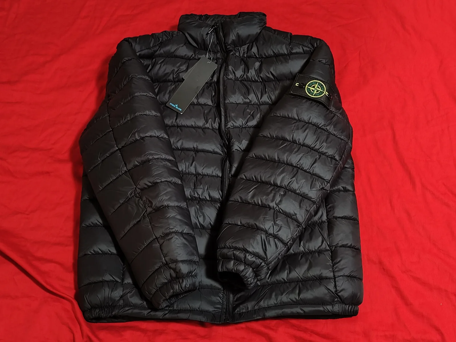 Куртка Stone Island мужская, тёплый микро пуховик, качество люкс