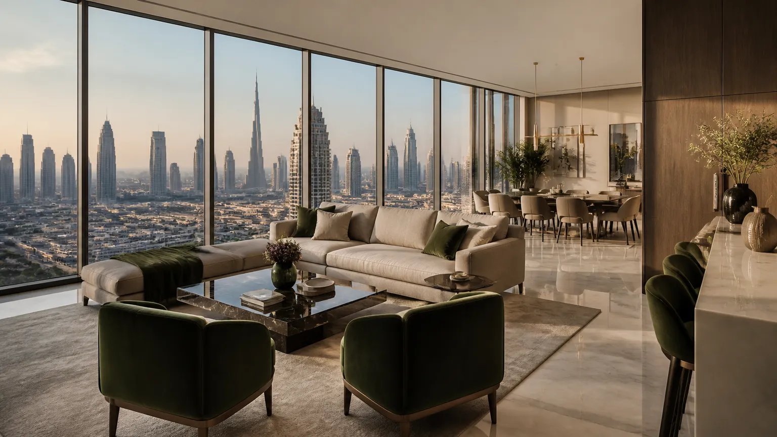 Апартаменты 2BR в Downtown Dubai
