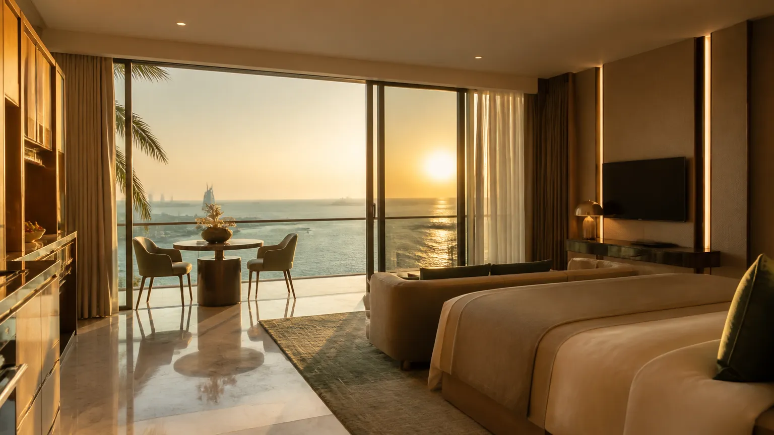 Отельный студио-юнит на Palm Jumeirah